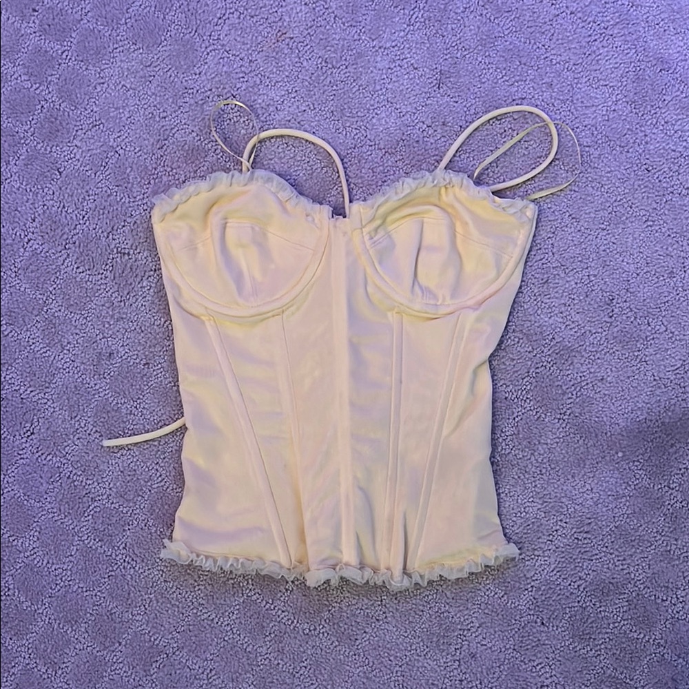 Yellow Edikted Corset